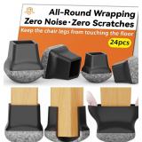 15 pcs - Chair Leg Protectors 0.8-1.0' for Hardwoo