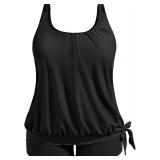 Holipick Women Plus Size Tankini Swimsuit