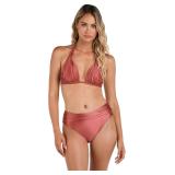 SzM La Blanca Halter Bikini Swimsuit Top Only