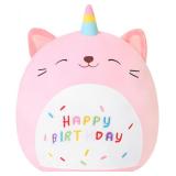 SQEQE Unicorn Cat Plush 8' Toy Decor