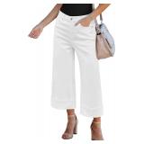GRAPENT LG High Waisted Wide Leg Jeans