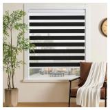 Cordless Zebra Blinds 24x72 Blackout Shades