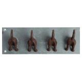 Esschert Design Slate Dog Tail Wall Hooks
