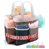 Handy Laundry Mesh Shower Caddy, 7 Pocket