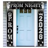 SmoothNovelty 3 Pcs Prom Night Banner Backdrop