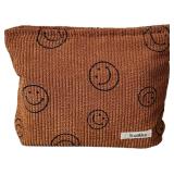 Cosmetic Bags for Women - Corduroy Bag A-Brown