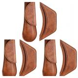 Cast Iron Handle Cover, 6-Piece, Leather Grip