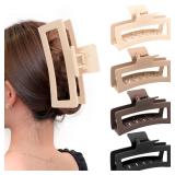 ZYTJ 5-Inch Extra Large Claw Clips, 4-Pack