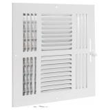 EZ-FLO 10x10 Air Vent Cover, White