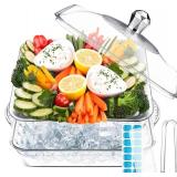 Baderke 9' Chilled Serving Tray with Lid