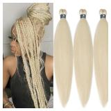 613 Blonde Braiding Hair Pre Stretched 26'