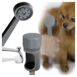 Pet Shower Attachment with Quick Connect Spout