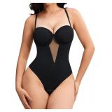 (L)Nebility Shapewear Bodysuit w/Built-in Bra