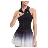 (S) AFZ Women 2pc Tennis Skirt Set w/Shorts