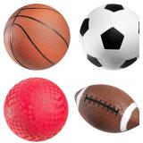 Kids Sports Balls Set - 4, 5' (Indoor/Outdoor)