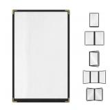 Goodsmart 25-Pack Menu Covers: Black, 8.5x14