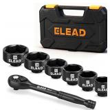 ELEAD 7-Pc Oil Filter Socket Set, 3/8' Drive