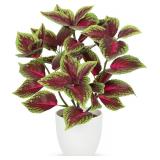 Perilla Plant in Pot   14.2' Artificial Plant