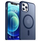 SPIDERCASE iPhone 12/12 Pro Case, Blue