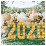 2026 Graduation Marquee Lights Sign