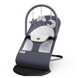 Portable Baby Bouncer Seat for Infants, Grey