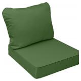 Seat Cushions 24x24x5 / 24x19, Dark Moss Green
