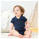 (12M) Pureborn Baby Bodysuit Romper Cotton
