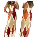 CHICME Women's Summer Maxi Dress with Pockets