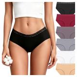 (L) 6pk READY TO LOVE Cotton Panties