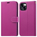 OCASE iPhone 15 Wallet Case 6.1' Rose