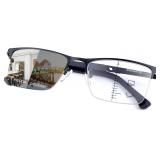 2.5 Photochromic Reading Glasses UV Sun Readers