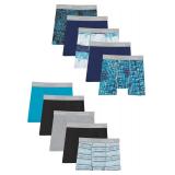 Small, 9 Pack - Hanes Boys' Boxer Briefs, Moisture