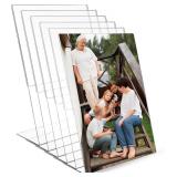 Acrylic Frame 8x10 in, 6pcs Clear Frameless
