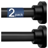 ENJOYBASICS 2 Pack Adjustable Curtain Rods