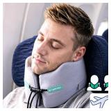 Travel Neck Pillow for Airplane: 360  Support