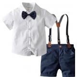 (12-18m) Toddler Formal Shirt Bowtie Shorts