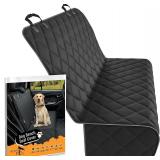 Active Pets Black Car Back Seat Cover for Dogs