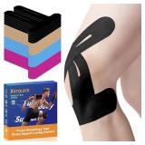 KTQUICK Knee Tape 24Pcs 4-Color Pack