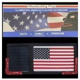 THE ILLUMINATED AMERICAN FLAG