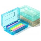 Mr. Pen Plastic Pencil Case, 3 Pack