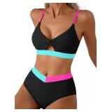 Herseas Women's Bikini Sets Twist Swimsuits