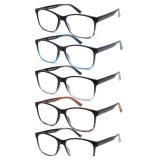 Blue Light Blocking Reading Glasses 5 Pack