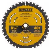 DEWALT 8-1/4' Circular Saw Blade 40T