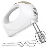 Hand Mixer 5-Speed Portable Ivory