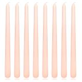 8 Pack 10' Pink Champagne Taper Candles