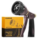 FANHAO Metal Hose Nozzle, 8 Patterns