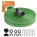 Soaker Hose with Stakes, Irrigation Tubing