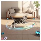 Interactive Cat Toy: Remote-Control, Blue