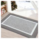REFETONE Indoor Doormat 24'x36' Grey