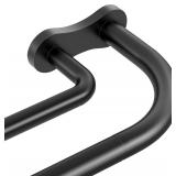 Double Curtain Rod 34-92 in, Black Rods